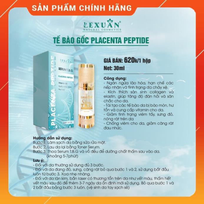 Serum Tế Bào Gốc Placenta Petide Lê Xuân,Chống lão hóa da, xóa nếp nhăn hiệu quả | BigBuy360 - bigbuy360.vn
