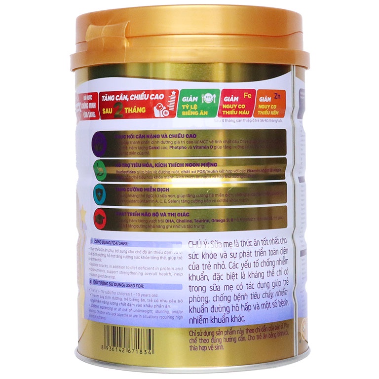 Sữa bột Care 100 gold 900g