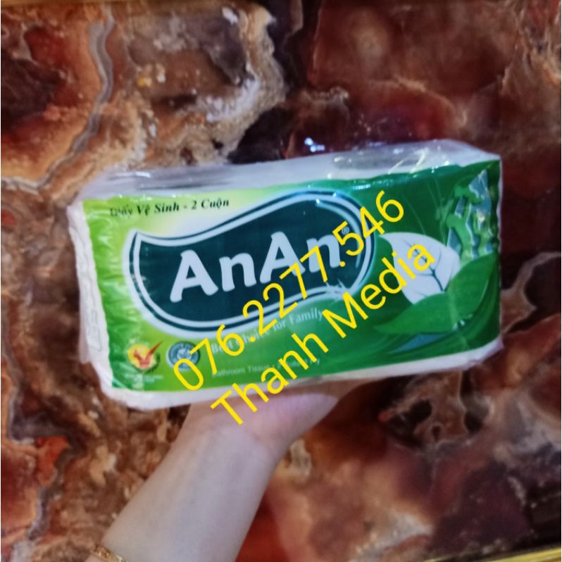 Giấy AN AN 2 LỚP sạch dai trắng LOẠI 2