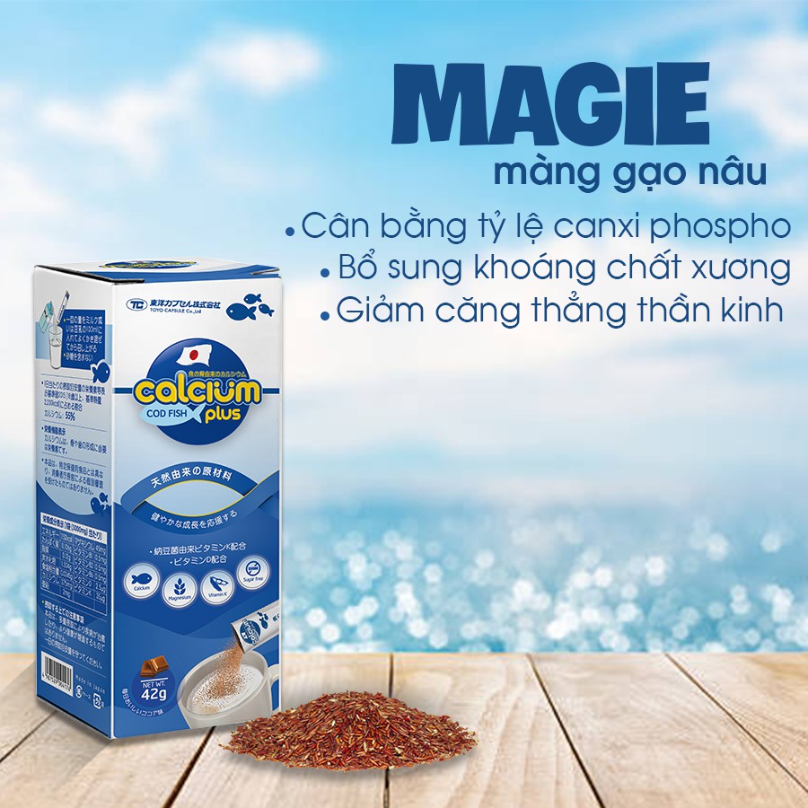 CANXI CÁ TUYẾT PLUS - Canxi hữu cơ Nhật Bản - Tối ưu chiều cao