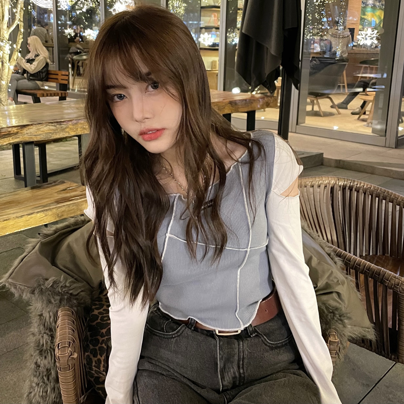 Áo thun tay dài thiết kế cách điệu thời trang cho nữ 41226