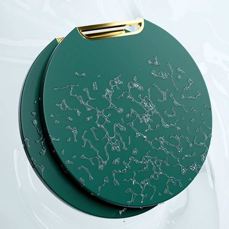 Thớt nhựa PE hình tròn đường kính 33cm đa năng chống nấm mốc kháng khuẩn vệ sinh dễ dàng Xiaomimi D2.114