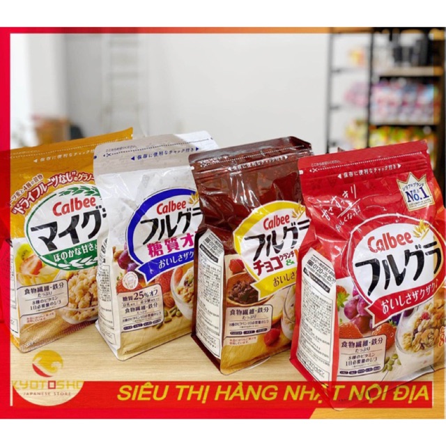 Ngũ cốc Calbee, Ngũ cốc hoa quả Calbee Nhật Bản.