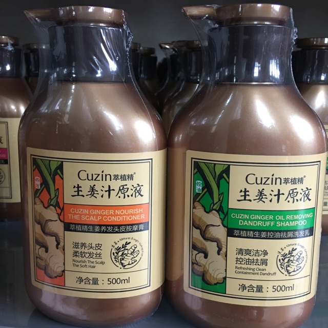 [TRỊ GẦU VẪN SIÊU MƯỢT] Dầu gội gừng Cuzin trị gầu, dưỡng sinh, kích thích mọc tóc