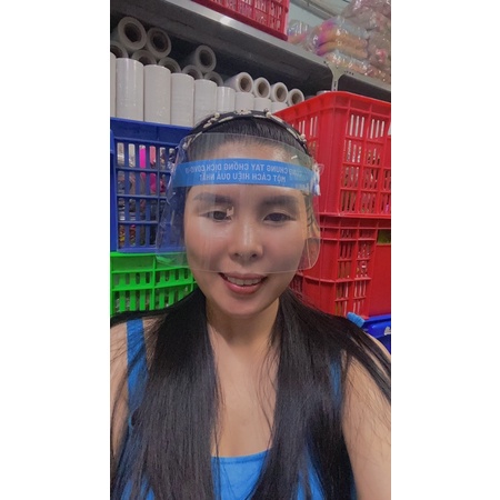 Mặt nạ che mặt trong suốt chống dịch người lớn và trẻ em