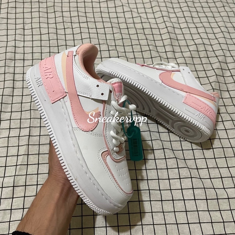 Giày AF1 shadow hồng cam cao cấp