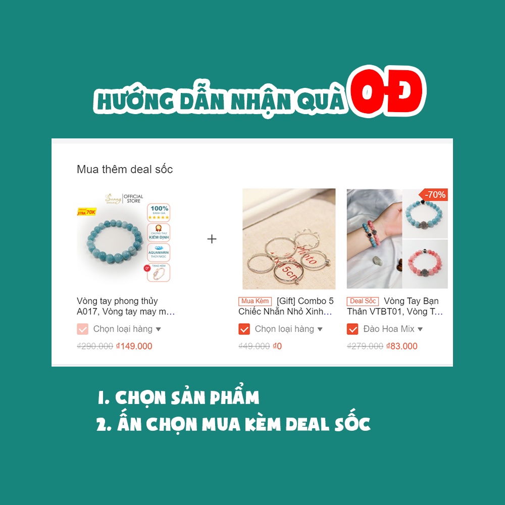 Vòng Tay Bạn Thân VTBT01, Vòng Tay Phong Thủy Mix Charm Hạt Lấp Lánh Hợp Mệnh Dành Cho Nữ - Sunny Jewelry