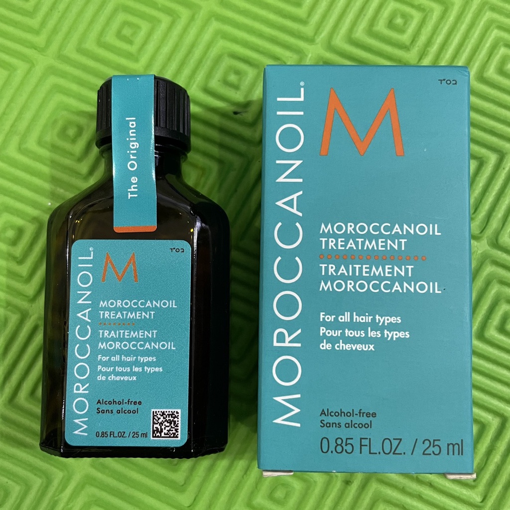 Combo Tinh dầu dưỡng tóc cao cấp Moroccanoil Treatment 100ml + 25ml ( đủ size )