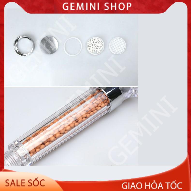 Đầu vòi hoa sen tăng áp lọc nước siêu bền 6 cm phun nước mạnh DVS1 GEMINI SHOP