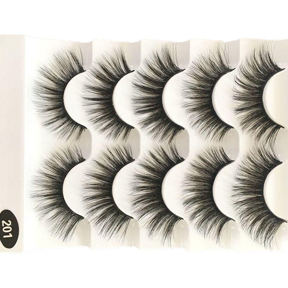 Set 5 Cặp Lông Mi Giả 6D Dài Tự Nhiên MIH SKONHED