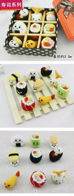 SALE 50 TIỆC CHIA TAY [ BỘ KIT LEN CHỌC ] COMBO SUSHI, BENTO, MARIO, POKEMON...