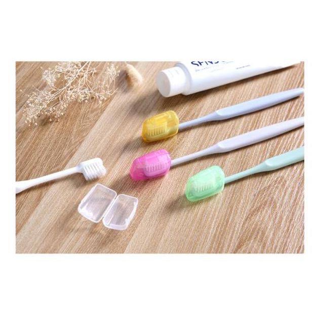 Combo 5 nút bịt đầu bàn chải tiện dụng, dụng cụ bọc đầu bàn chải du lịch tiện lợi