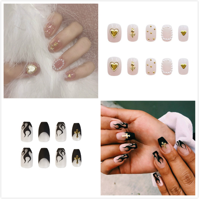 Bộ 24 Móng Tay Giả Với 8 Phong Cách Khác Nhau Cho Người Mới Bắt Đầu