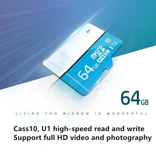 Thẻ nhớ Micro SD tốc độ cao hiệu dung lượng 64GB