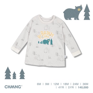 Áo dài raglan Snow ghi