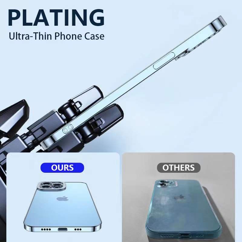 Ốp Điện Thoại Trong Suốt Chống Sốc Bảo Vệ Ống Kính Máy Ảnh Cho iphone 11 pro max 11 pro max 13 12 pro max