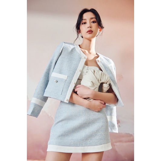 NineToFive - Set dạ tweed Sky