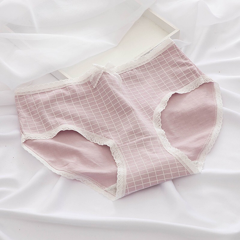 Quần Lót Nữ Cotton Kháng Khuẩn Đính Nơ Xinh Xắn L110 | BigBuy360 - bigbuy360.vn