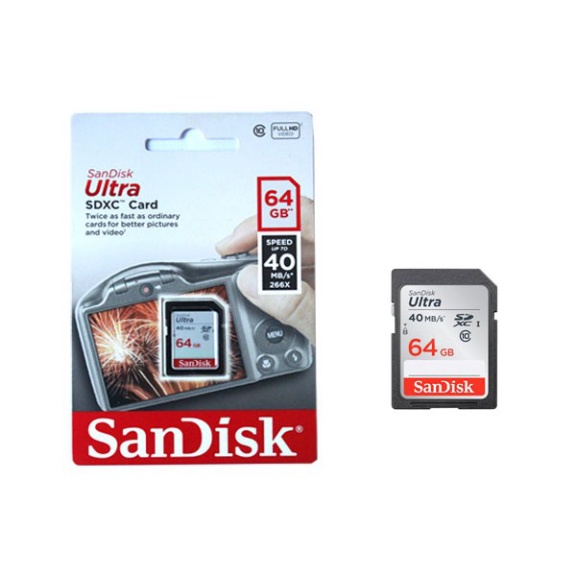 [XẢ KHO] Thẻ Nhớ 64Gb Sdxc Ultra Plus 80Mb/S Class 10 Uhs 1 - Bh 5 Năm | BigBuy360 - bigbuy360.vn