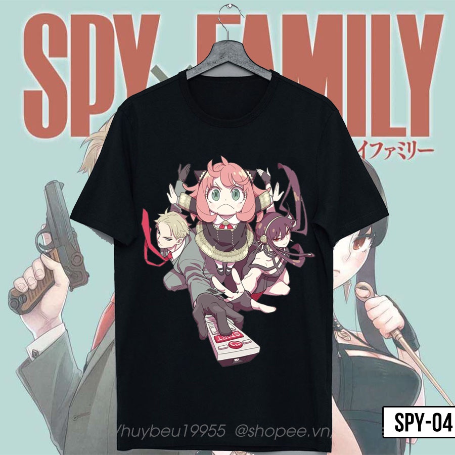 Top 4 Áo thun Anya Smug Face Spy x Family unisex nam nữ mẫu HOT giá rẻ vô địch