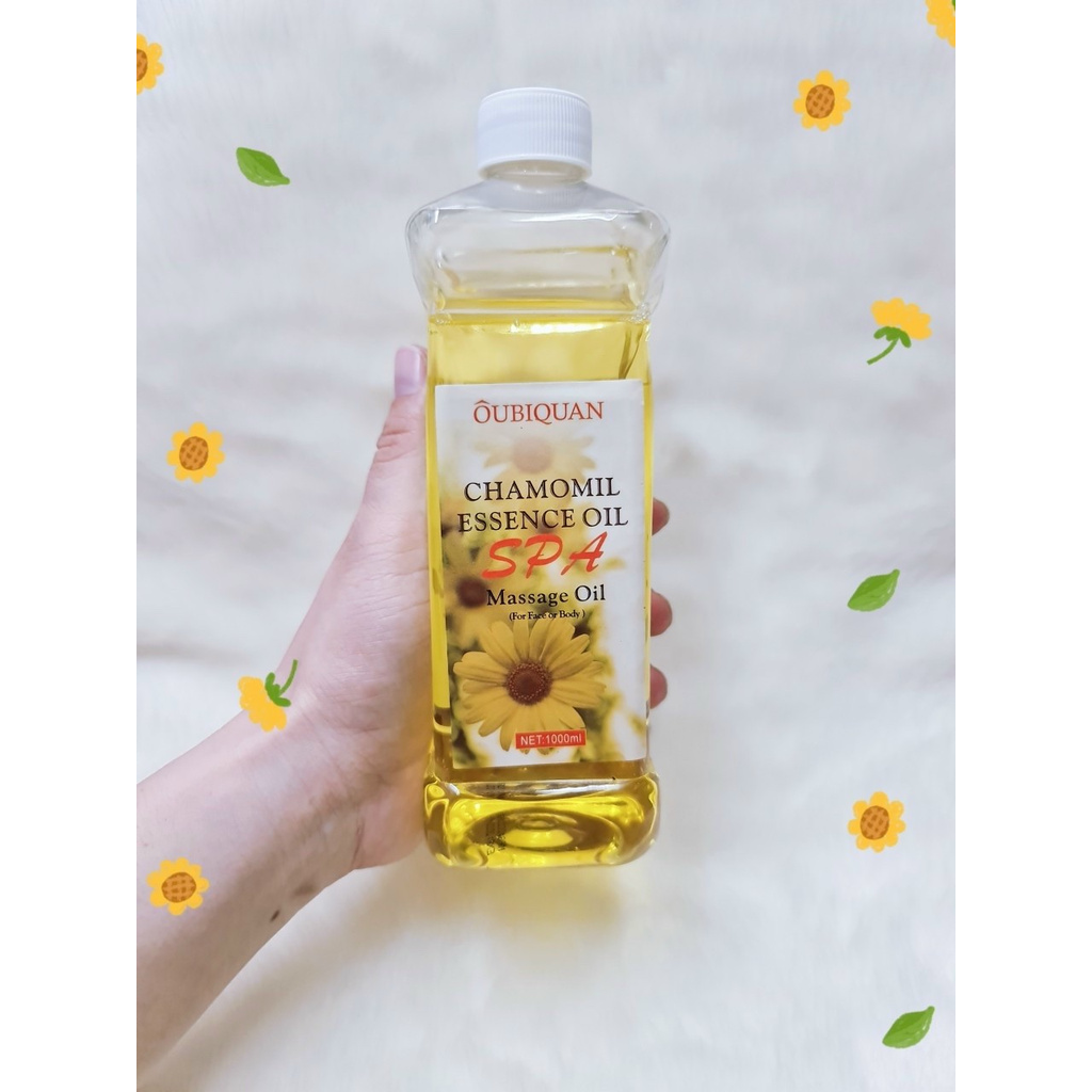 Dầu massage body  hoa cúc ... thơm dịu nhẹ, masage trơn tay 500ml