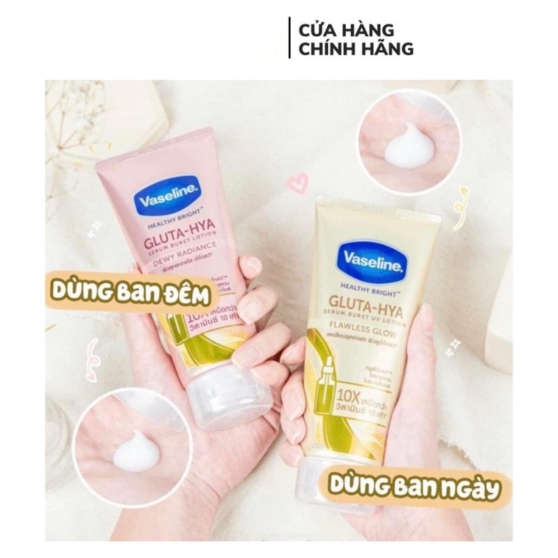 Sữa dưỡng thể chống nắng Vaseline Heathy Bright 320ml hàng Thái Lan