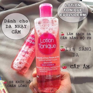 [SIÊU RẺ] Nước hoa hồng (toner) Evoluderm Lotion Tonique 250ml