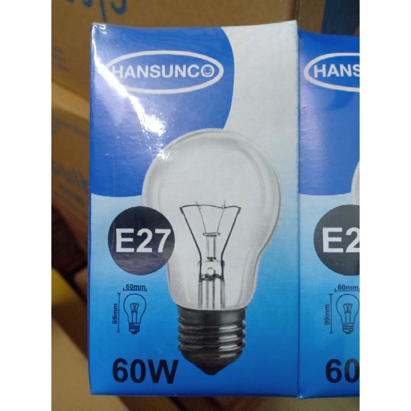 Bóng đèn sợi đốt Điện Quang Hansunco 25w,40w,60w,100w