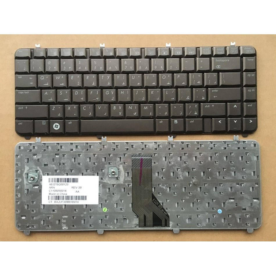 (KEYBOARD) BÀN PHÍM LAPTOP HP DV5 dùng cho Pavilion DV5-1000, DV5-1100, DV5-1200, DV5-1300 (Đen)