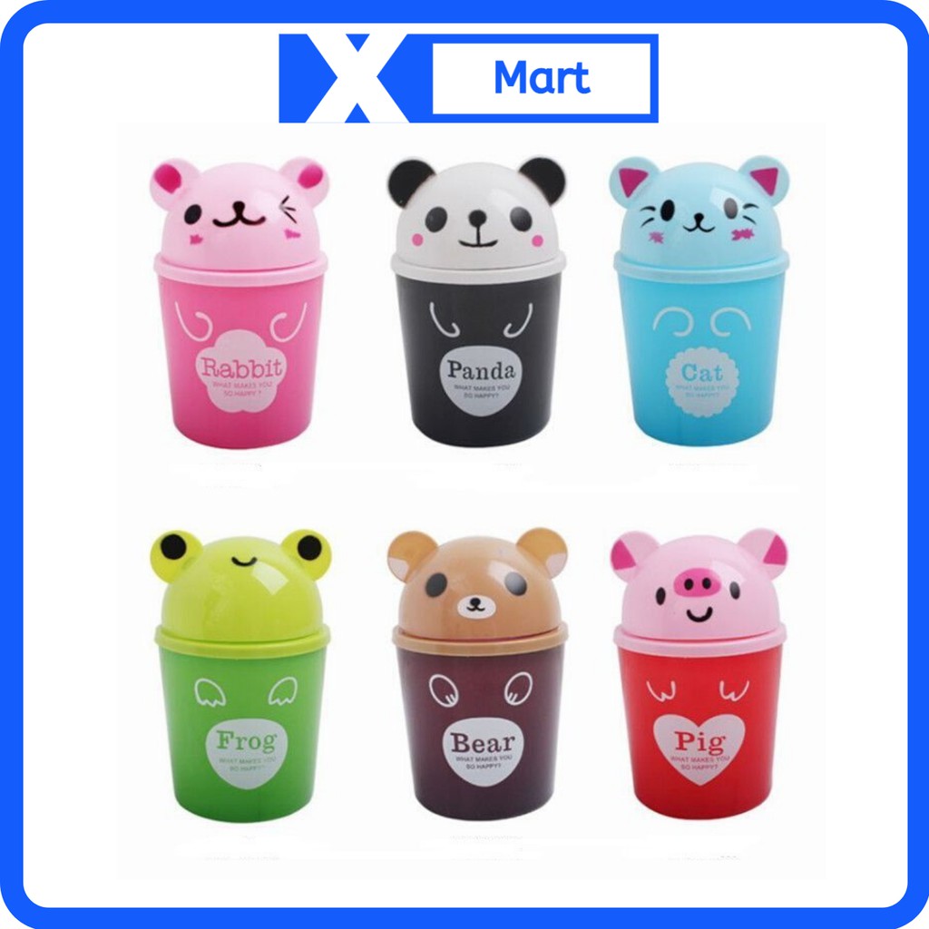 Thùng rác mini trang trí để bàn văn phòng