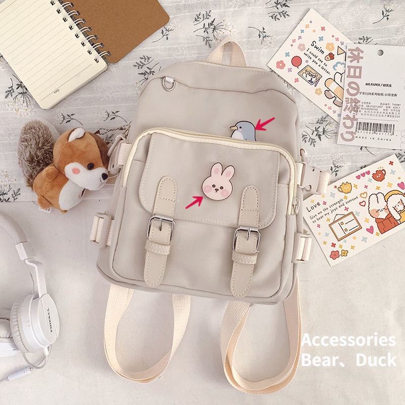 Ba Lô Mini Đa Năng Thiết Kế Dễ Thương Cho Nữ