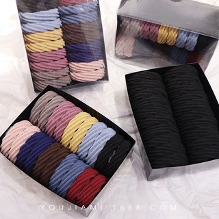 Hộp 20 Dây Cột Tóc Không Đường May