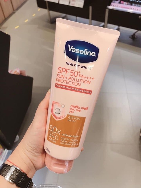 [BẢN MỚI-FREESHIP] DƯỠNG THỂ TRẮNG DA VASELINE 50X THÁI LAN