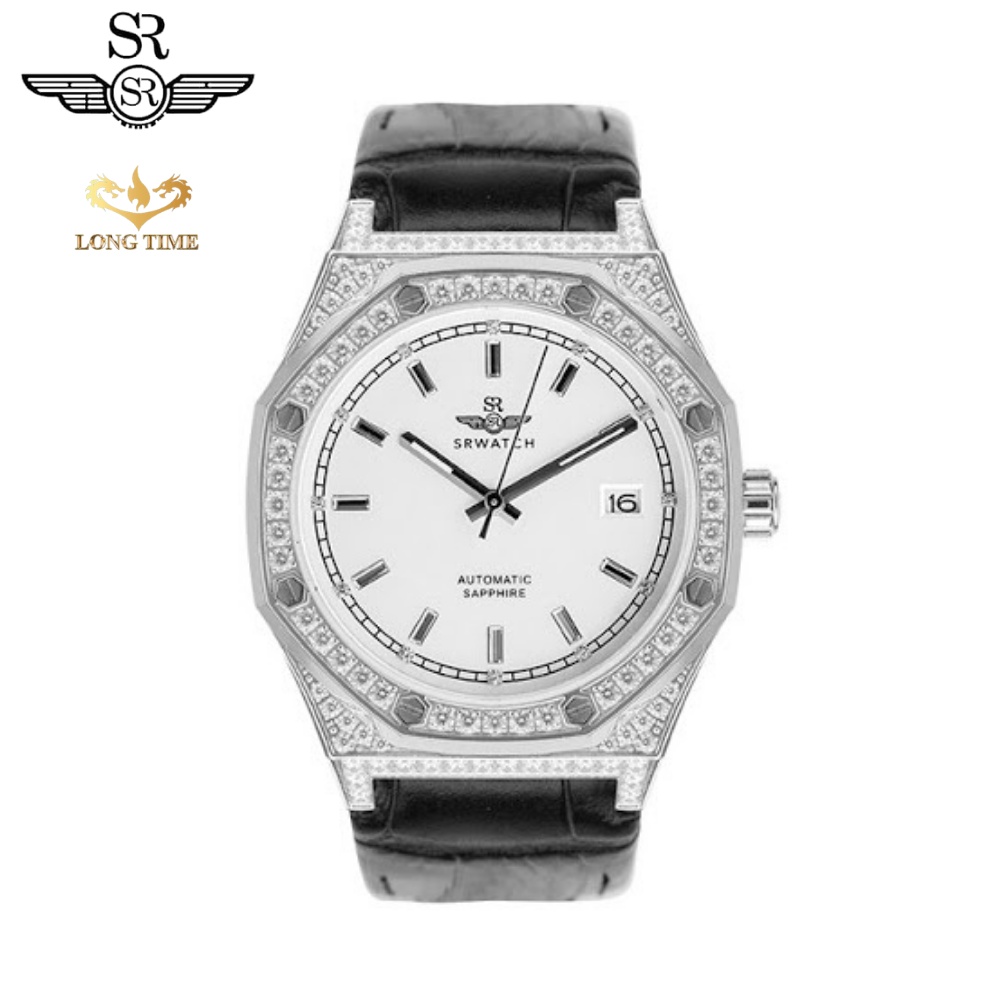Đồng hồ nam SRWATCH SG99991.4603GLA mặt kính Sapphire Crystal đính kim cương đảng cấp quý ông BH quốc Tế 12 tháng