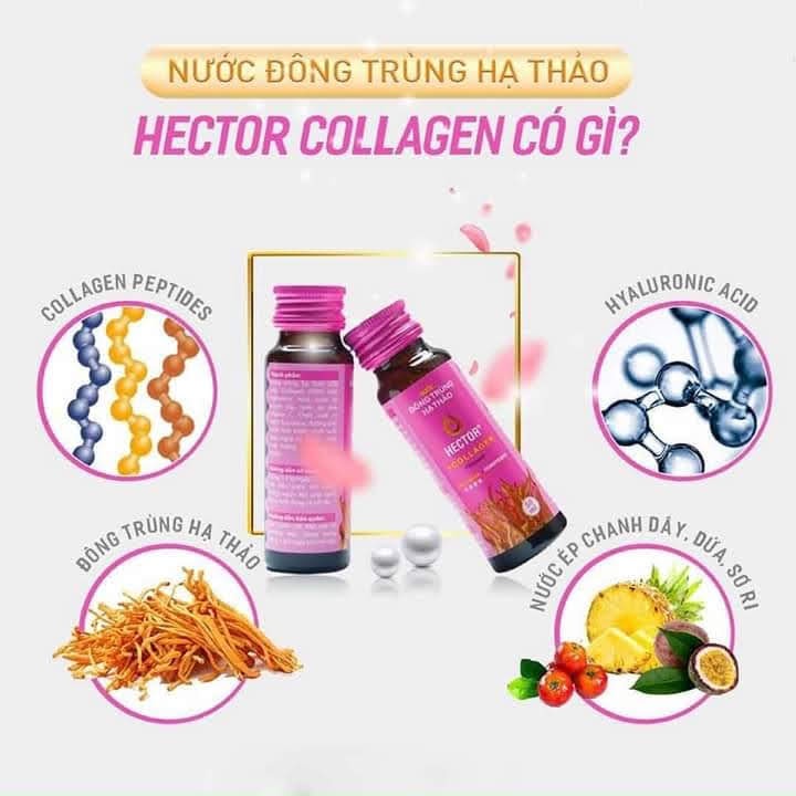 Nước uống đông trùng hạ thảo collagen