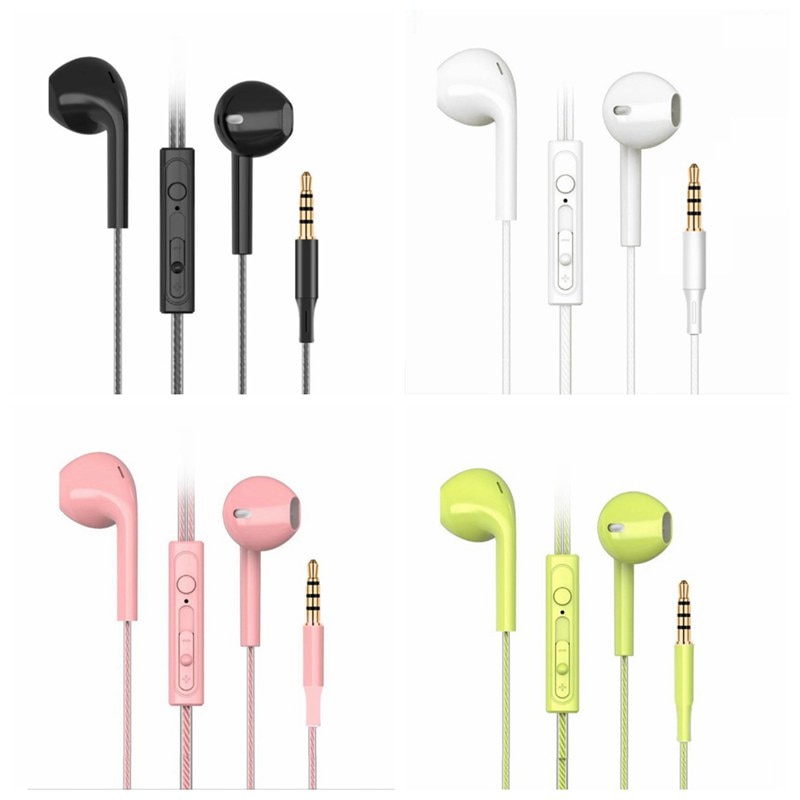 Tai Nghe Có Dây Chống Nước Âm Thanh Stereo Sống Động Dành Cho Samsung Iphone Xiaomi Huawei