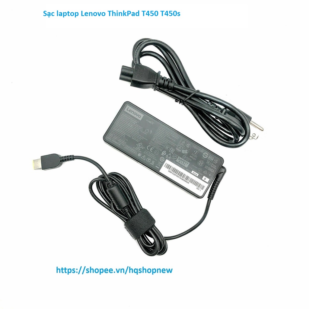 ⚡️[Sạc zin] Sạc laptop Lenovo ThinkPad T450 T450s 20V - 2.25A - 3.25A - 45W - 65W chân vuông USB