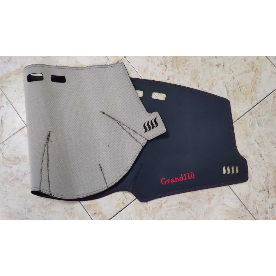 XẢ LỖ  Thảm taplo da carbon cao cấp loại 1 Hyundai I10