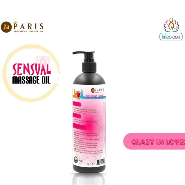 Tinh Dầu Massage Yoni-Body Hương Nước Hoa Gợi Cảm Cho Cặp Đôi LA PARIS 250ml