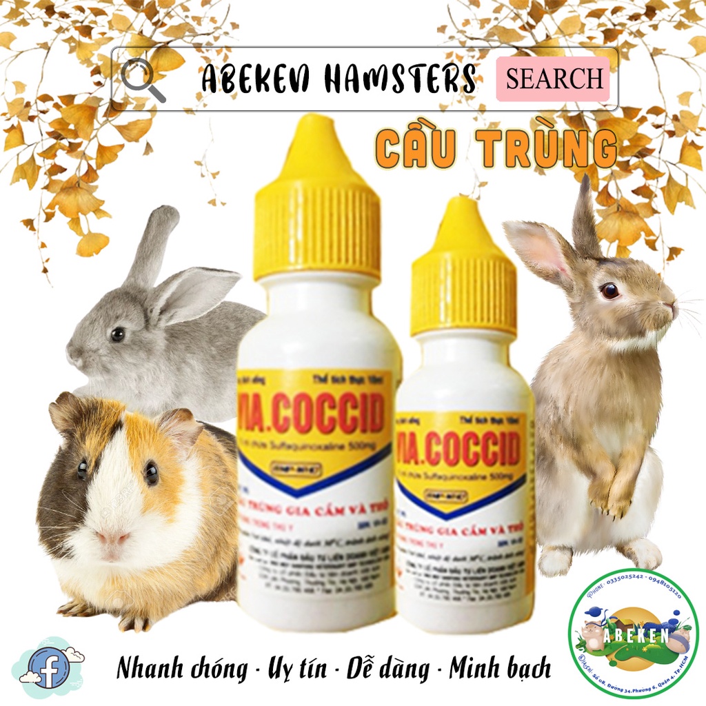 VIA. COCCID 10ml. cầu trùng thỏ, gia cầm