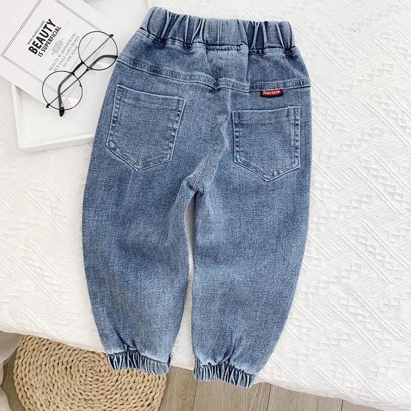 quần jean trẻ em Quần Jeans Dài Phong Cách Phương Tây Thời Trang Cho Bé