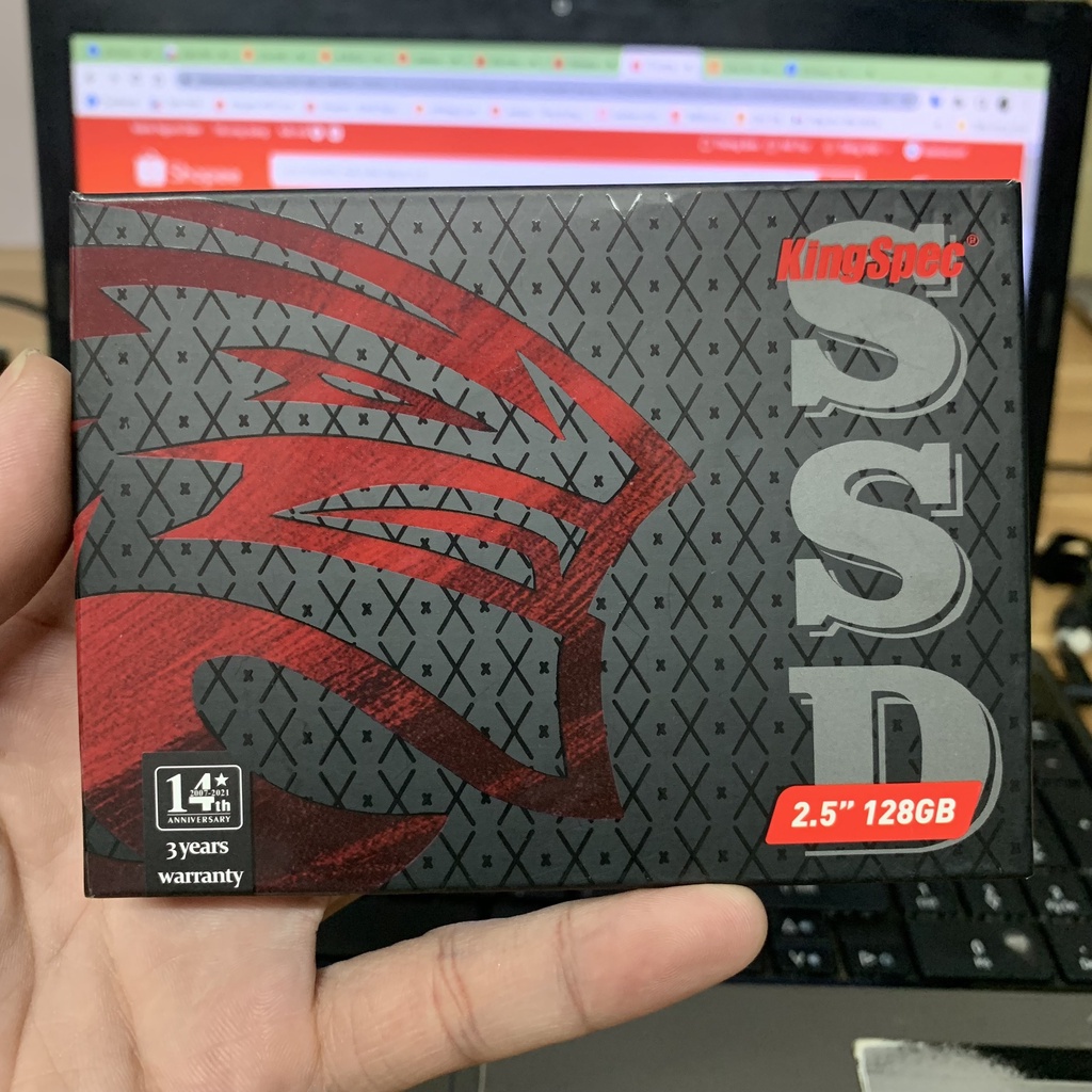 Ổ cứng SSD KingSpec - 240GB/128GB   - VỎ NHÔM - Tản nhiệt cực tốt – Bảo hành 3 năm
