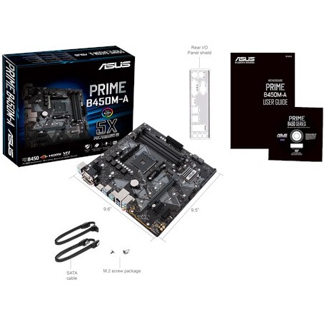 Bo Mạch Chủ Mainboard ASUS PRIME B450M-A - Hàng Chính Hãng