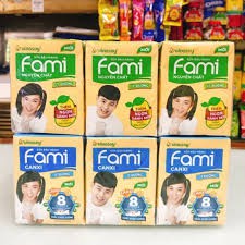 Thùng Sữa đậu nành Fami nguyên chất, can xi, đậu đỏ