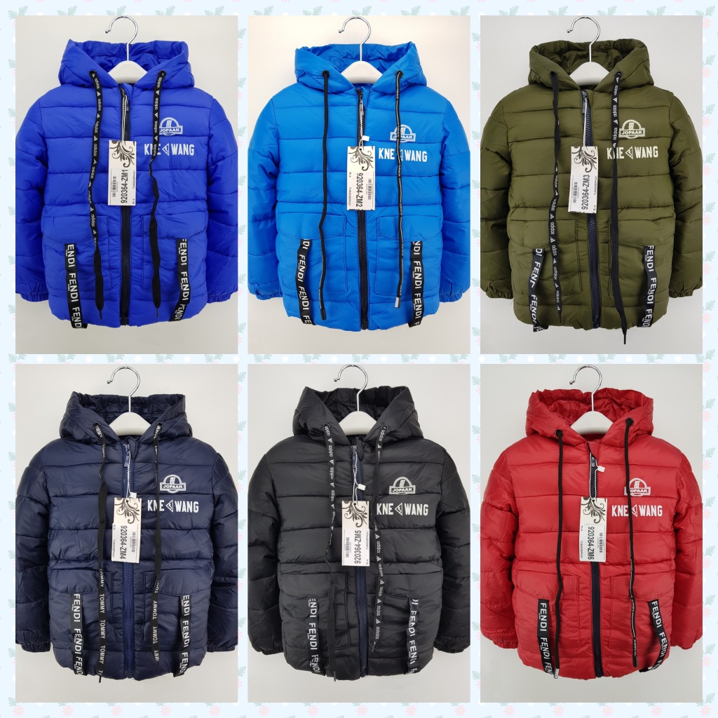 920364-ZM1- Aó phao bé trai, dài tay, có mũ, kéo khóa , xanh coban, size bé 1t-4t/ri4 - Hàng Made in VIetNam