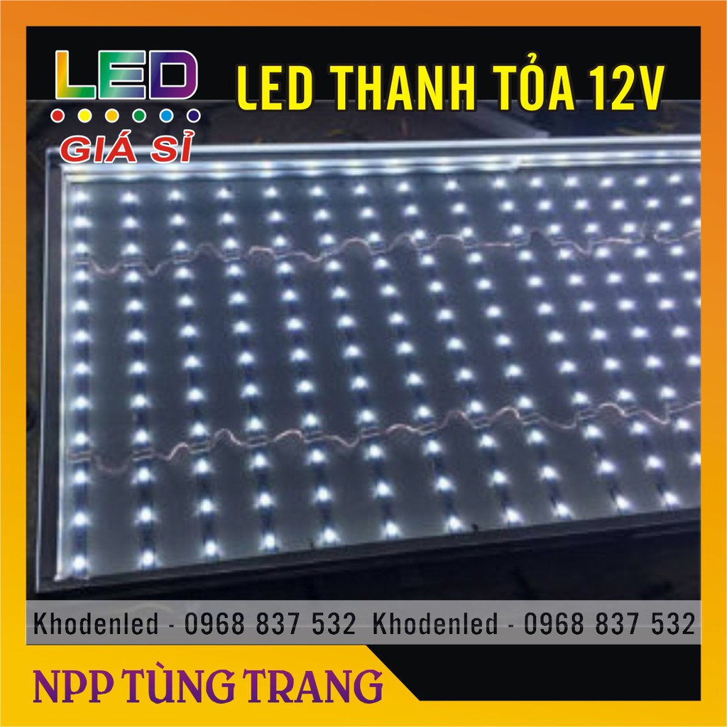 đèn led thanh tỏa 12V chuyên dùng cho biển hiệu hộp đèn cao cấp