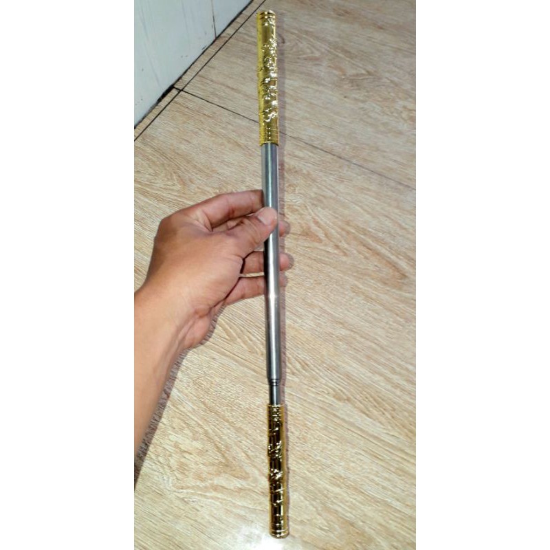 Một chiếc Thiết bảng_ Gậy như ý dài 96cm hoặc 45cm Tôn Ngộ Không bằng inox