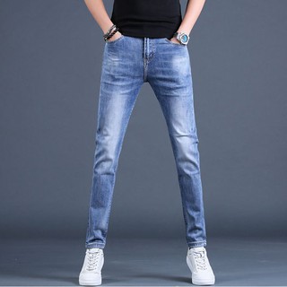 Quần Jeans Nam Quần Bò Nam ống côn co giãn chuẩn form 3 màu
