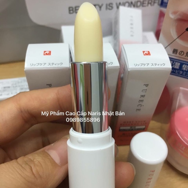 Son Dưỡng Ẩm Chống Nhăn và Khô Môi Naris Medicated Purece Lip Care Stick