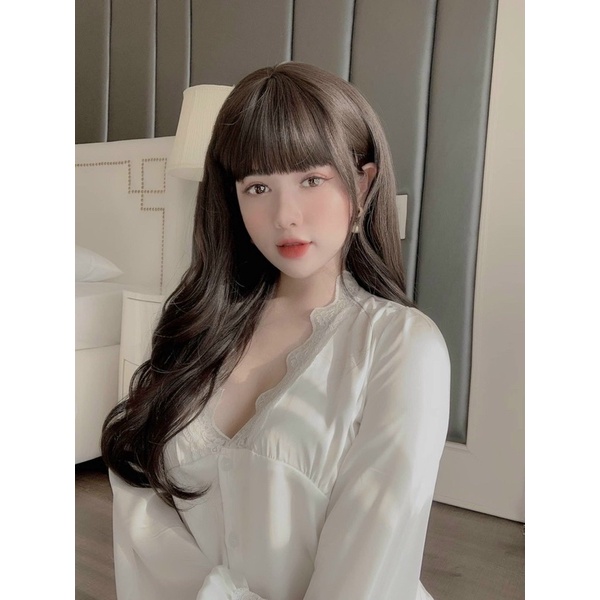 Bộ Pijama cổ  ren Màu Hồng, đồ bộ cọc tay mặc nhà cực ngọt Chất lụa siêu mềm